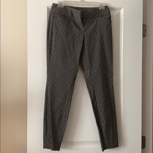 Gray Skinny dress pants